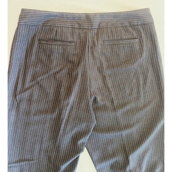 Liz Claiborne Women's dress pants AUDRA Grey/White Stripe Pants Women Size 10 - Picture 6 of 11